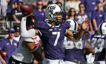 kenny hill tcu spring practice