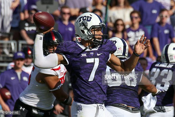 kenny hill tcu spring practice