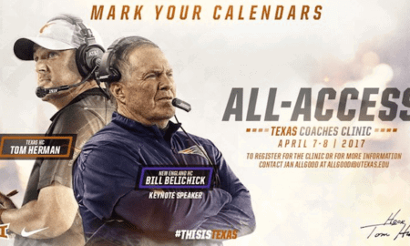 Bill Belichick speaks at Texas