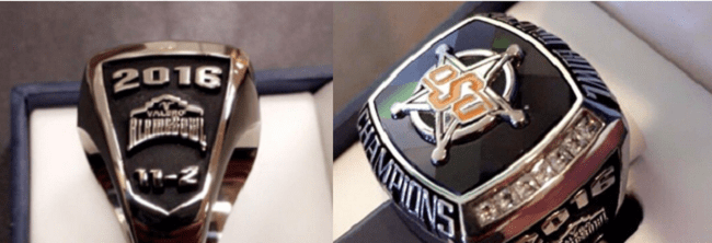 college sports rings