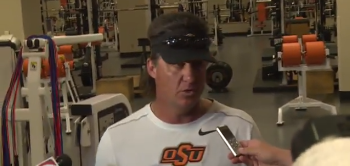 mike gundy oklahoma state spring practice
