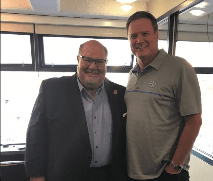 Former Kansas Jayhawks head coach Mark Mangino.
