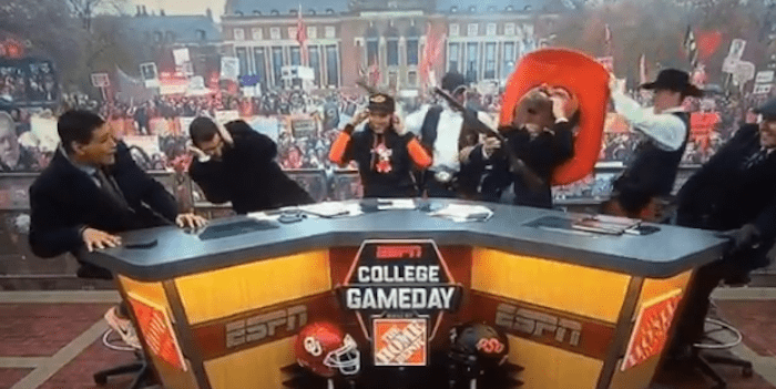 Rickie Fowler College Gameday