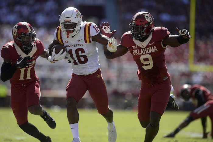 NCAA Football: Iowa State at Oklahoma