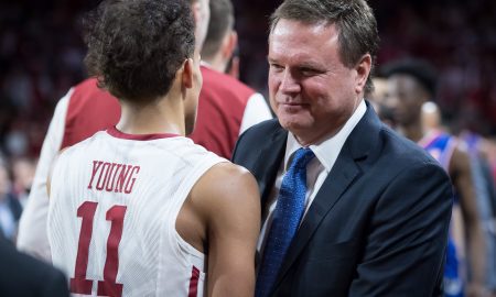 NCAA Basketball: Kansas at Oklahoma