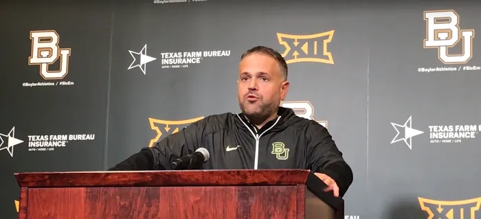 Baylor head coach Matt Rhule