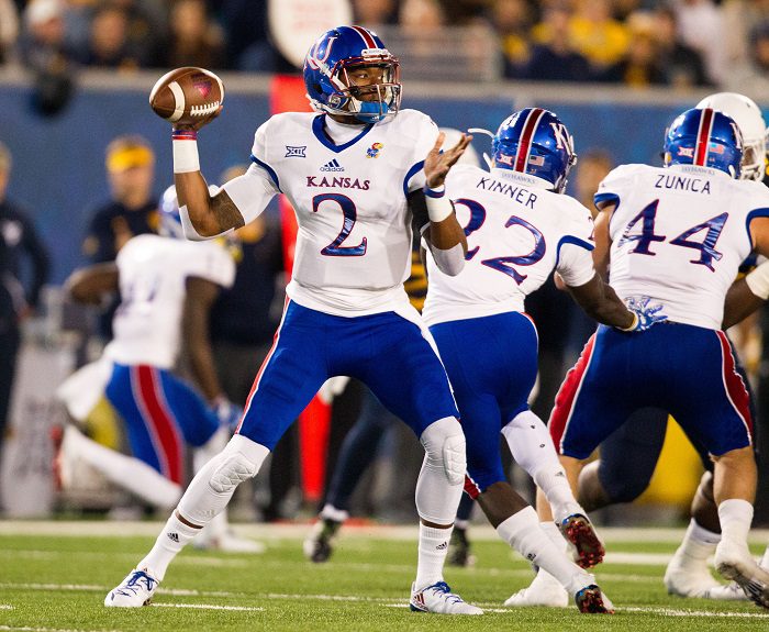 NCAA Football: Kansas at West Virginia
