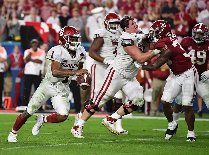 NCAA Football: College Football Playoff Semifinal-Orange Bowl-Alabama vs Oklahoma