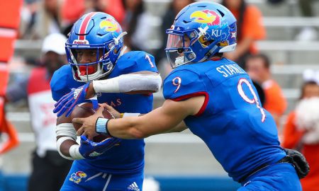 NCAA Football: Oklahoma State at Kansas