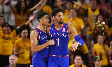 NCAA Basketball: Kansas at Arizona State