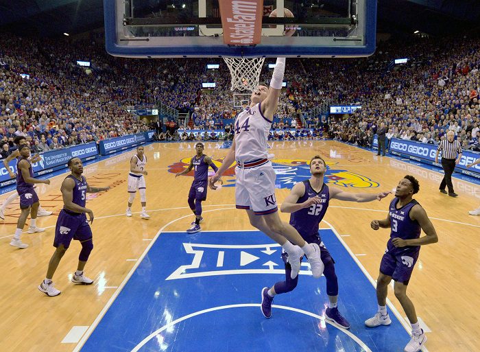 NCAA Basketball: Kansas State at Kansas