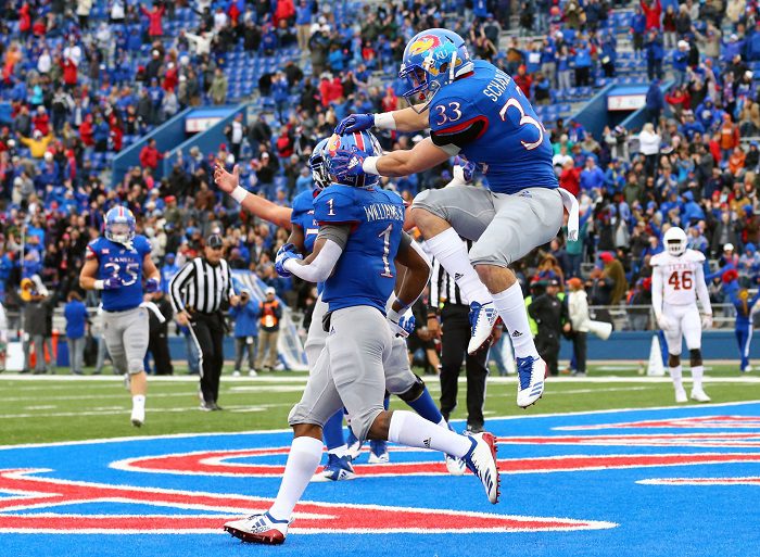 NCAA Football: Texas at Kansas