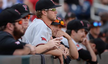 NCAA Baseball: College World Series-Michigan vs Texas Tech