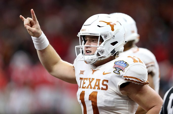 Texas linebacker Jake Ehlinger, brother of Sam Ehlinger, found