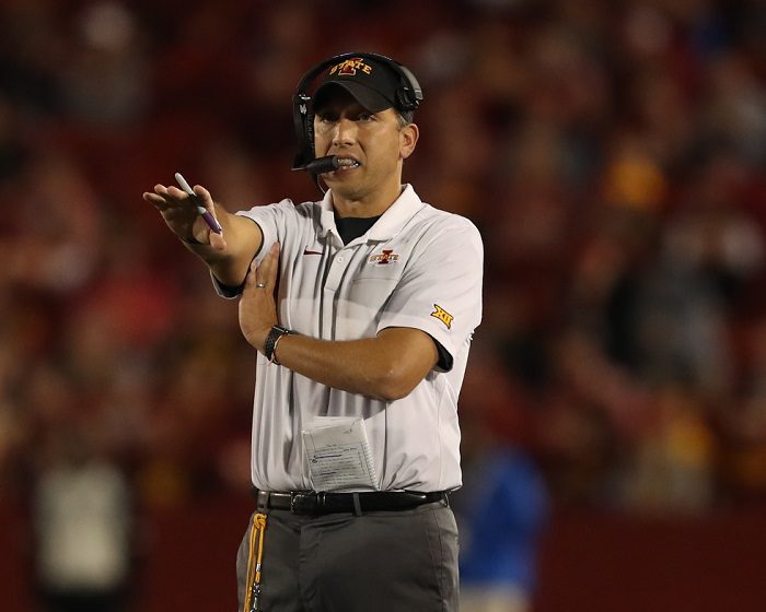NCAA Football: Iowa at Iowa State