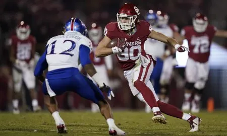 NCAA Football: Kansas at Oklahoma