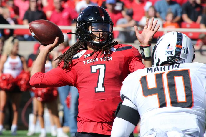 NCAA Football: Oklahoma State at Texas Tech