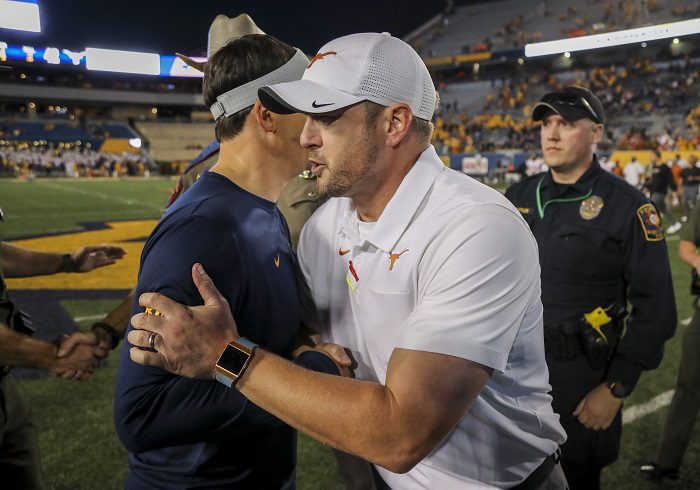 NCAA Football: Texas at West Virginia