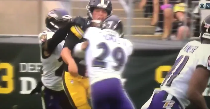 mason rudolph hit