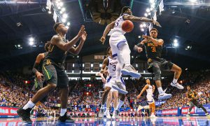 NCAA Basketball: Baylor at Kansas