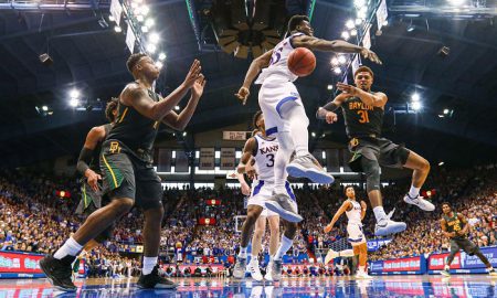 NCAA Basketball: Baylor at Kansas