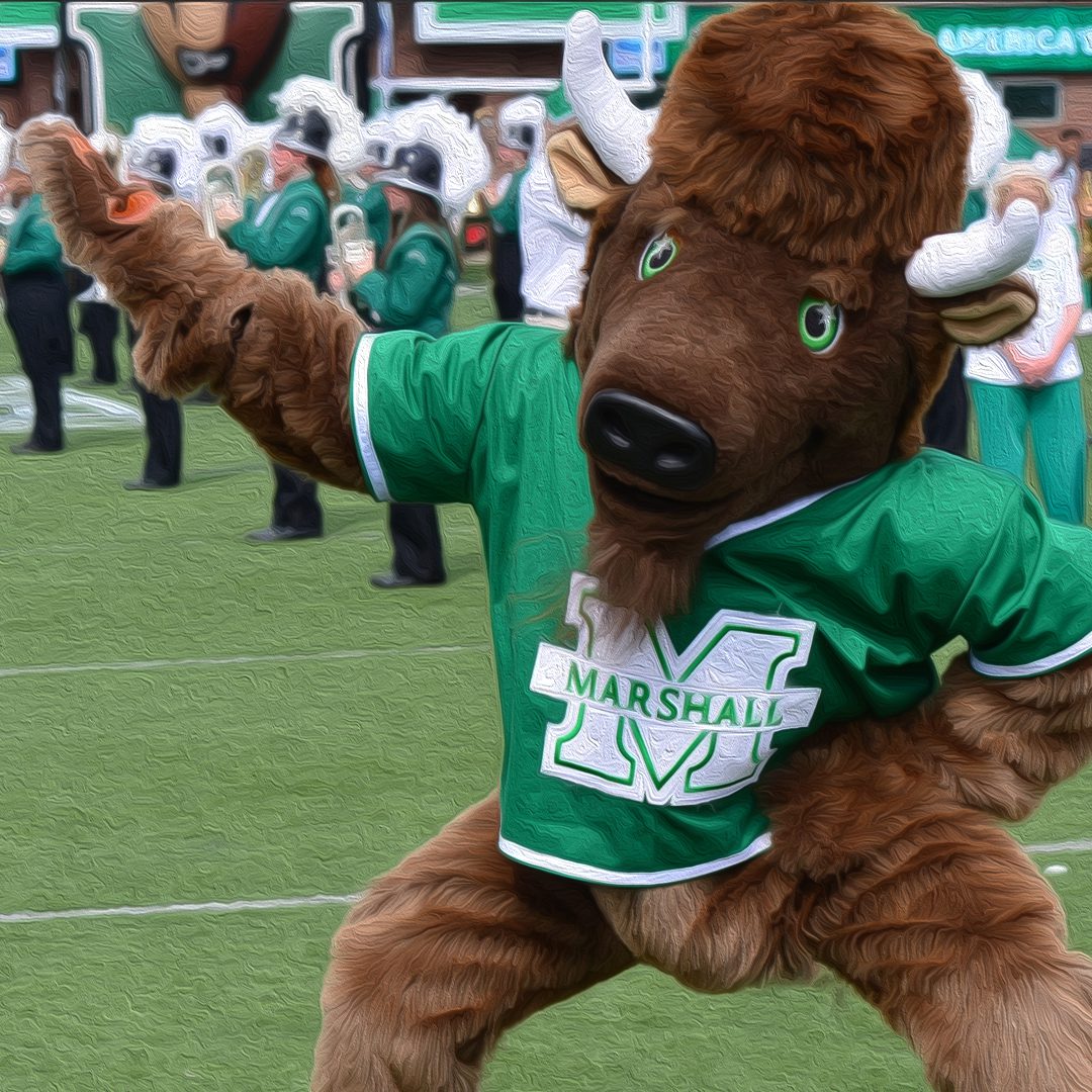 Marshall Thundering Herd Mascot