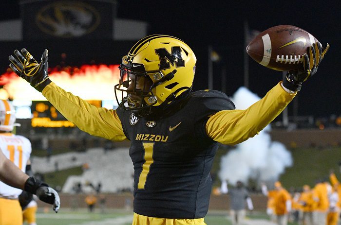 NCAA Football: Tennessee at Missouri