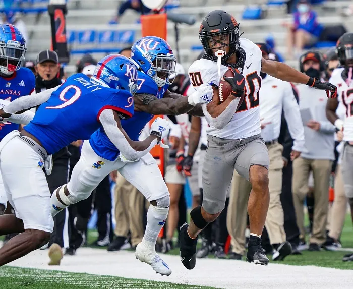 NCAA Football: Oklahoma State at Kansas