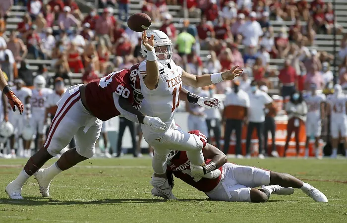 NCAA Football: Texas at Oklahoma