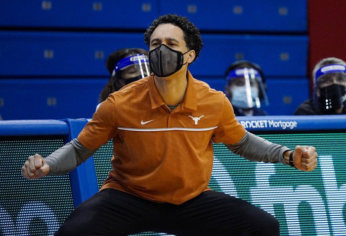 NCAA Basketball: Texas at Kansas
