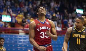 NCAA Basketball: Baylor at Kansas