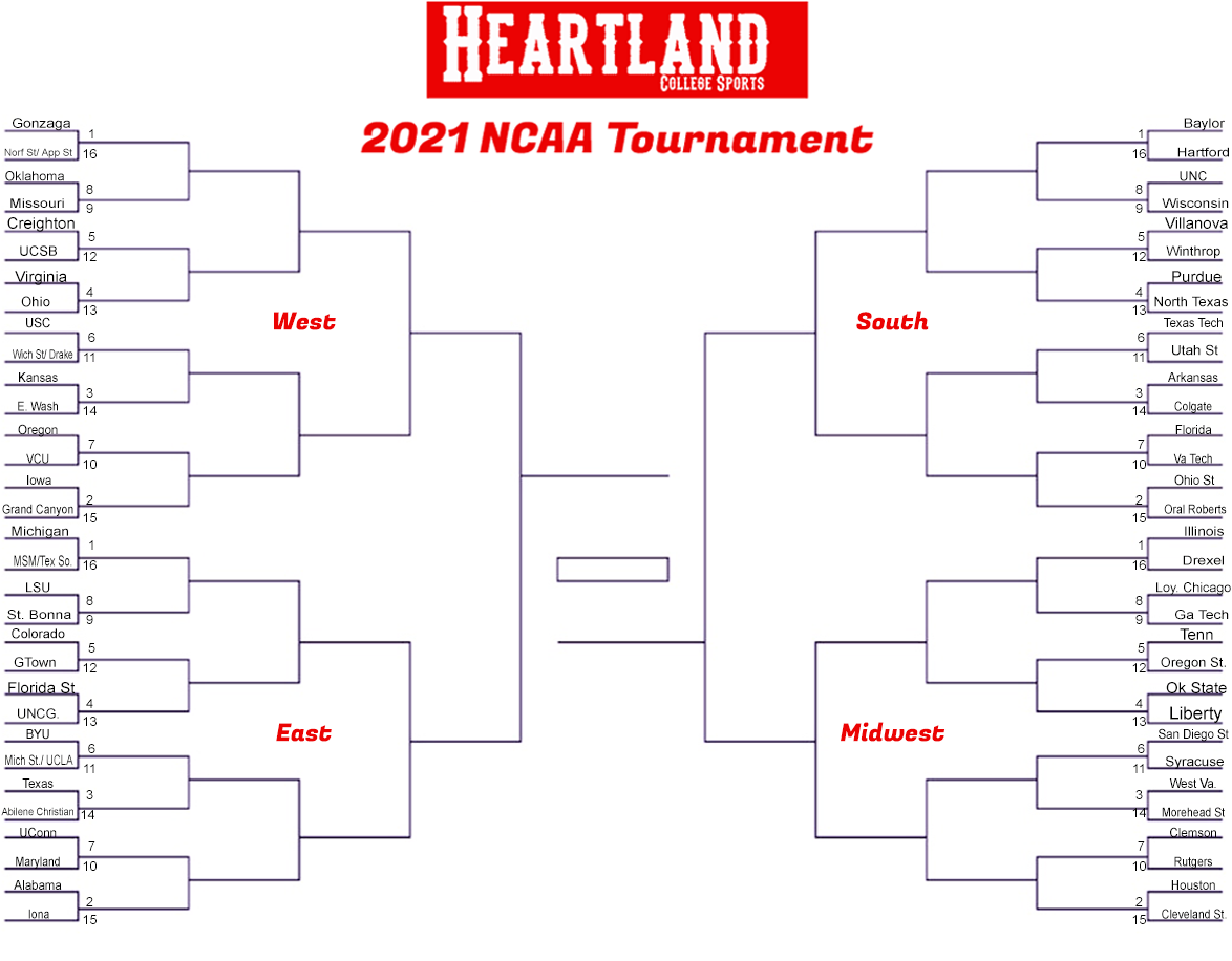 NCAA tournament: Printable men's bracket for March Madness