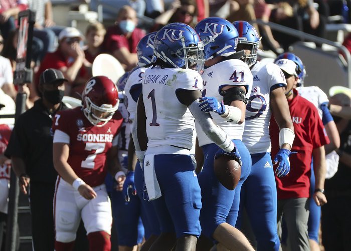 NCAA Football: Kansas at Oklahoma