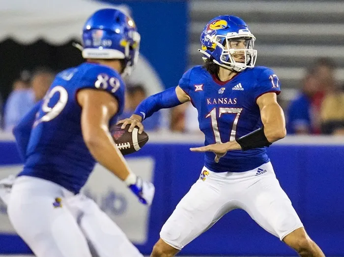 NCAA Football: South Dakota at Kansas