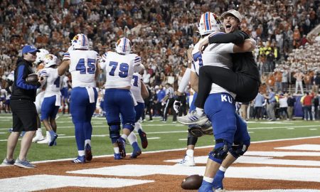 NCAA Football: Kansas at Texas