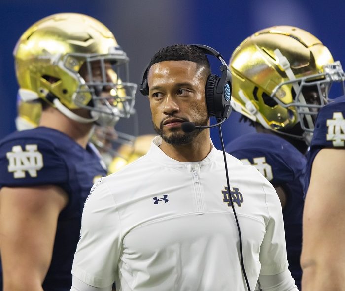 NCAA Football: Fiesta Bowl-Oklahoma State at Notre Dame