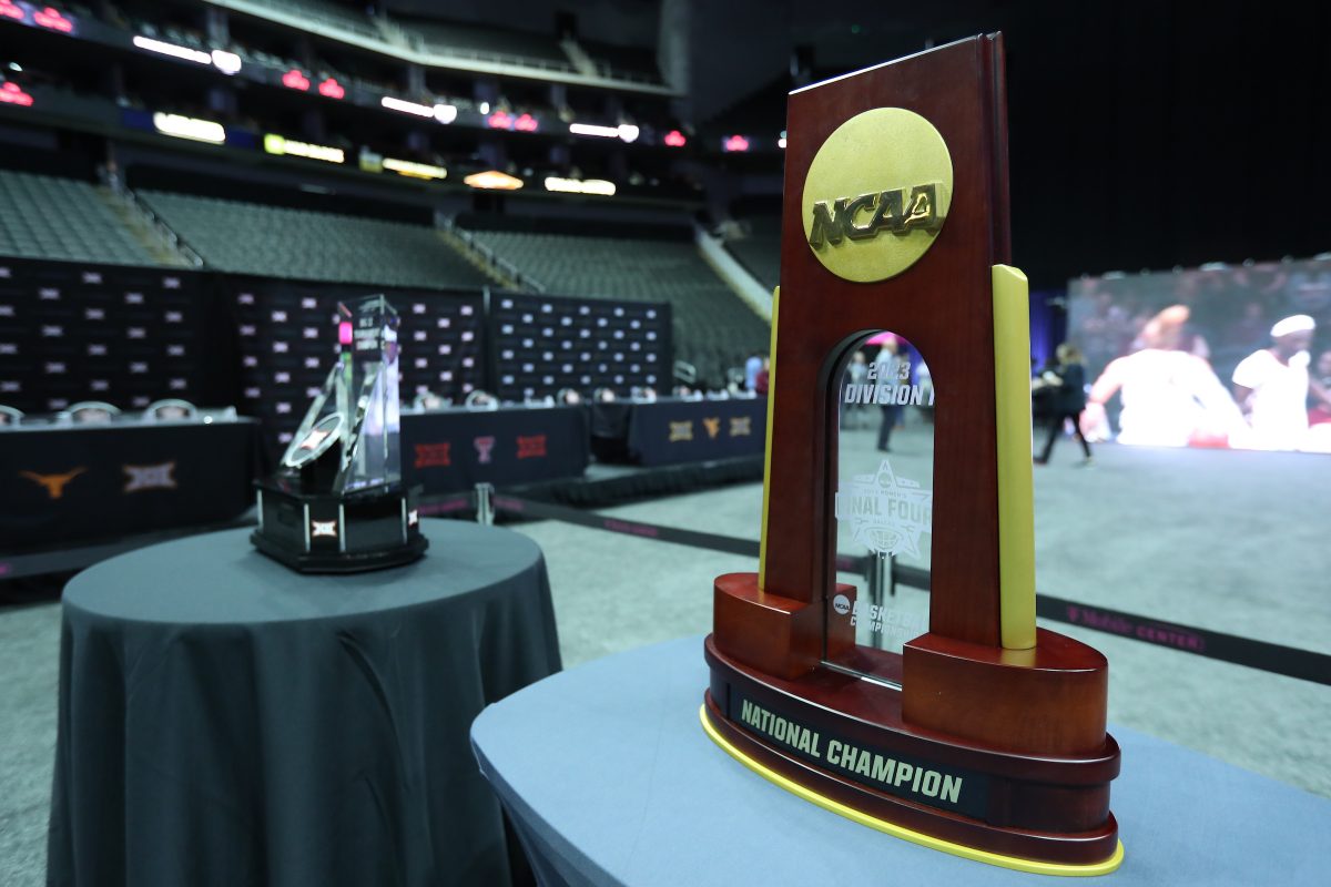 NCAA Women's Basketball Tournament Trophy.