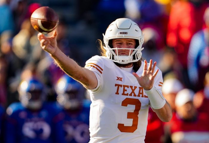 NCAA Football: Texas at Kansas