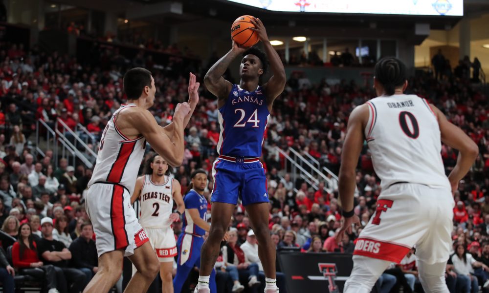 NCAA Basketball: Kansas at Texas Tech
