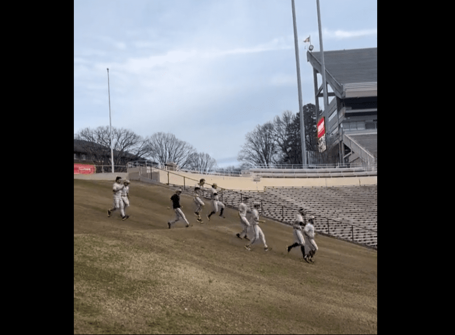 Watch UCF Baseball Team Running Down the Hill at Death Valley