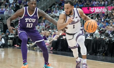 Kansas State guard Markquis Nowell.