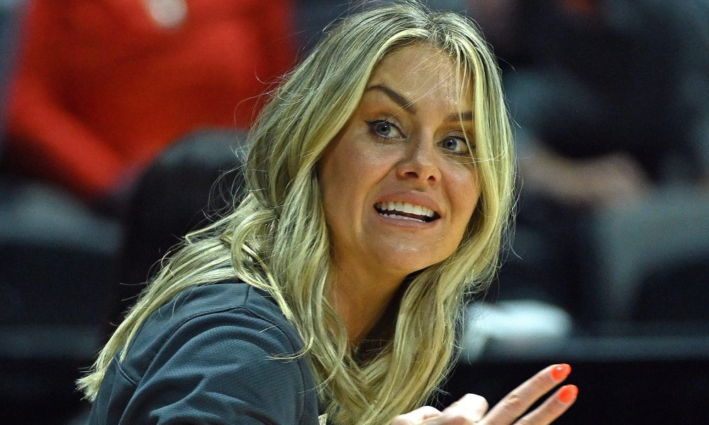 Oklahoma State head coach Jacie Hoyt.