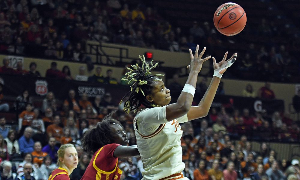 Texas forward DeYona Gaston.