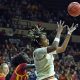 Texas forward DeYona Gaston.