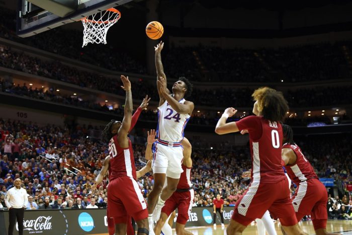 NCAA Basketball: NCAA Tournament Second Round-Arkansas vs Kansas
