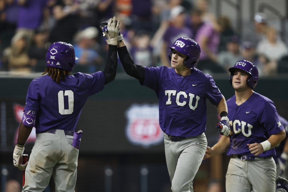 TCU's Luke Boyers. (Big 12 photo by Tim Heitman)