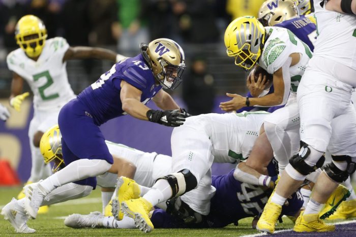 NCAA Football: Oregon at Washington
