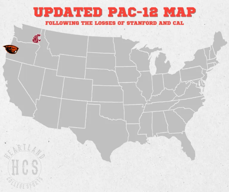 Look Updated Maps of the Pac12 in 2024 Look Depressing
