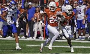 NCAA Football: Kansas at Texas
