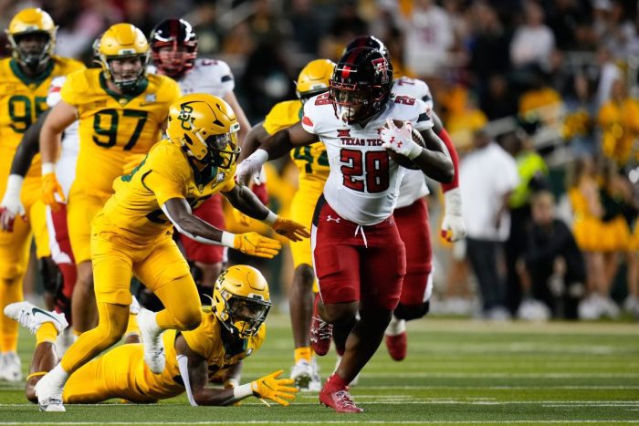 NCAA Football: Texas Tech at Baylor